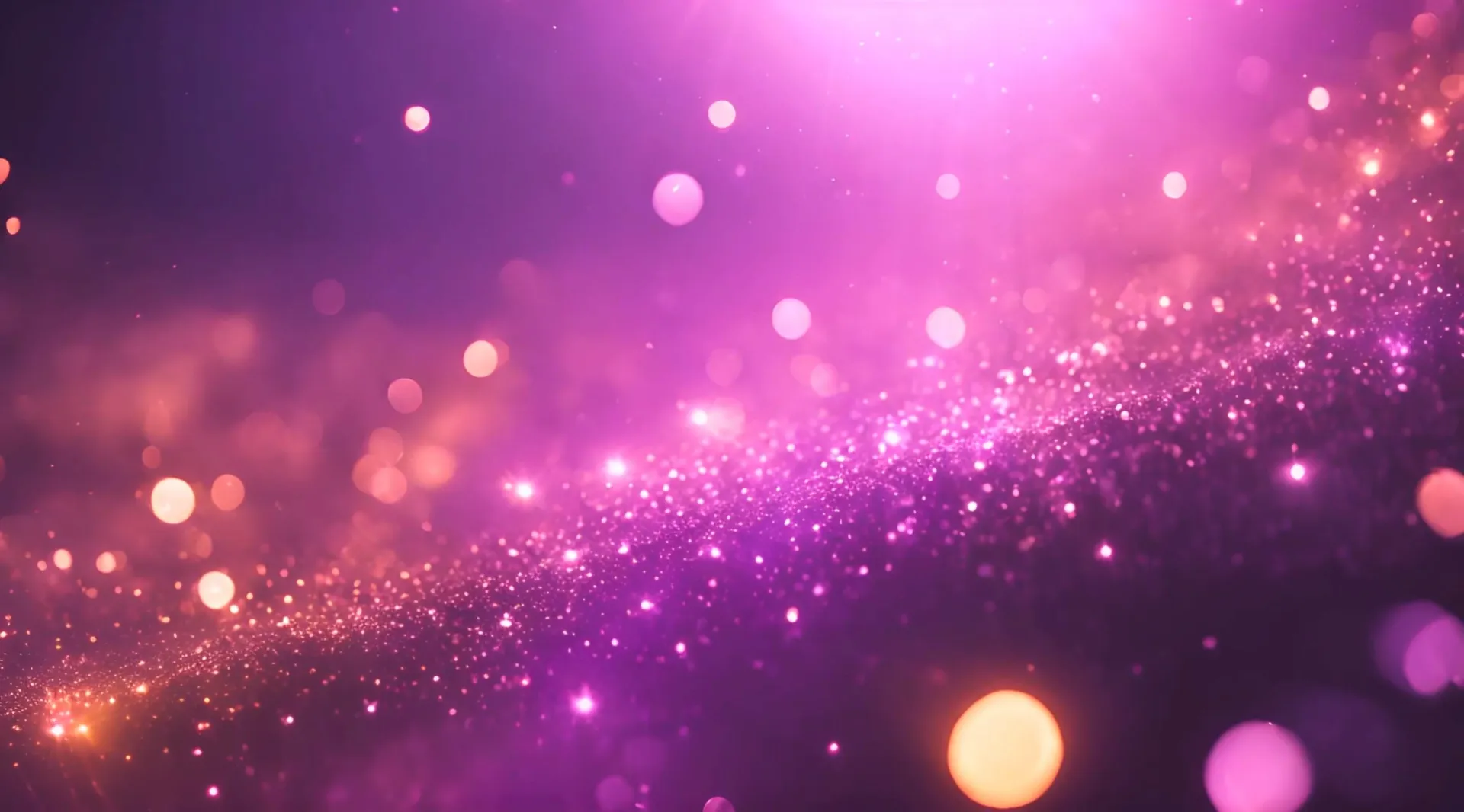 Glowing Particles in Pink Haze Backdrop Video Loop